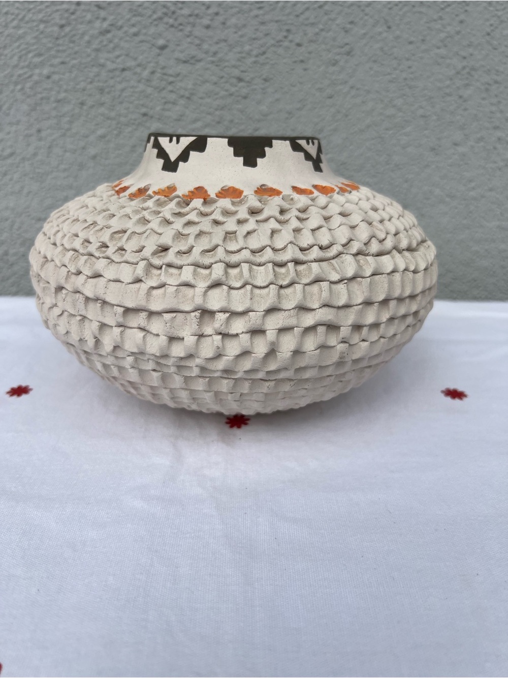 Signed Norma Jean Pottery Vase
